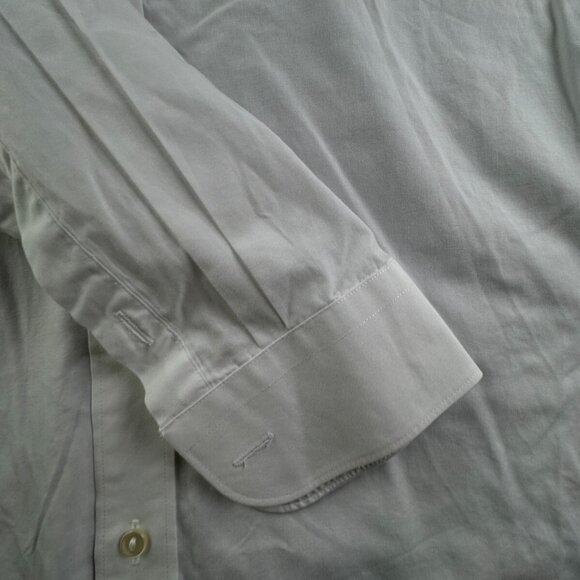 Balmain Paris SSP Button Up Long Sleeve White Shirt Cotton Blend Size 40-78 - Picture 13 of 16
